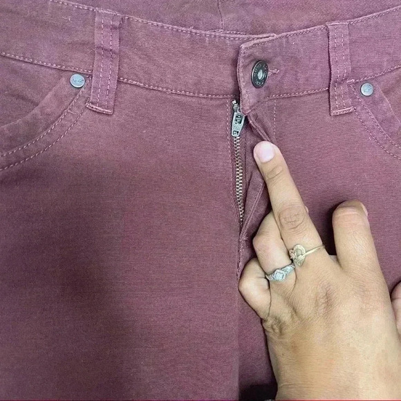 KUHL Women's Brooke Skinny Jeans Burgundy Pants Sz 10 - Picture 4 of 10